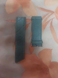 Teal Leather Watch Strap
