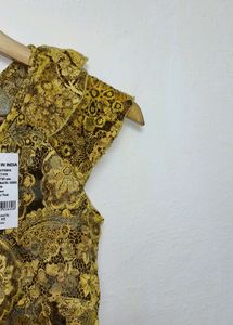 Trendy New Shinny Gold Top For Women