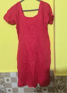 Elegant cremy pink drees set
