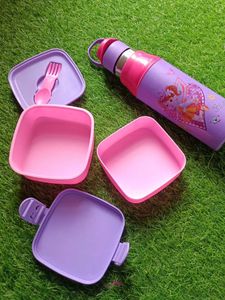 School Lunch Box &amp; Bottle Combo For Kids