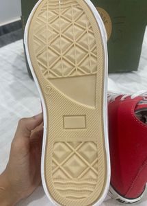 Red High-Top Converse Replica