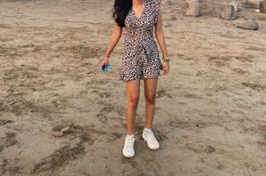 Leapord Print Play Suit Only Wore Once