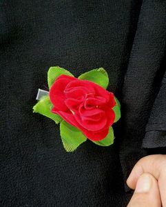 Red Rose Hair Clip (with &amp; w/o Stone)🌹