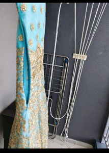 wedding gown(padded) katdana zardosi n sitara work