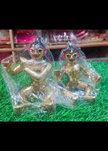 Pital Brass Murti &amp; Laddu Gopal