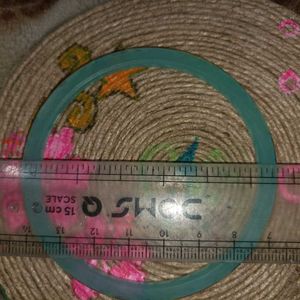 Teal Vintage Y2K Floral Print Bangles