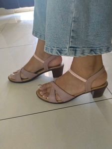 Pink Heeled Sandals