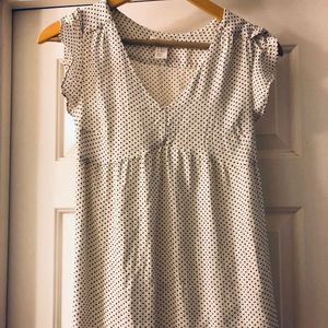 H&M Pretty Polka Dot Top