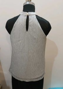 Silver Shimmer Top