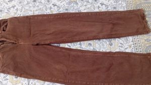 Brown Straight Leg Jeans