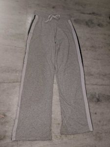Grey Flared Gym Trousers