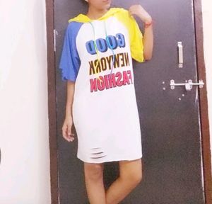 Hoddie Dress One Piece