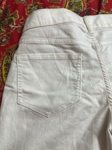 White Shorts Jeans