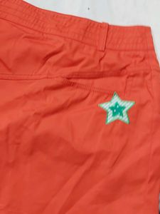 Orange Golf Skirt
