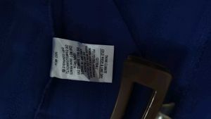 Stylish Blue Button-Down Top