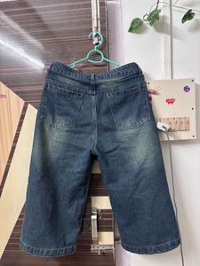 Culotte Jeans - Wide Leg Cropped Denim