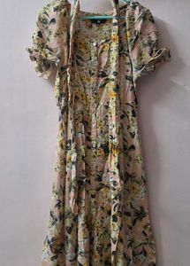 Autumn Bloom Belted A-line Dress [FIG]