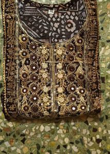 Brown Patterned Tunic
