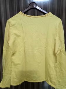 Yellow Graphic Print Tee