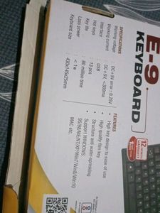 Lapcare, E-9 Keyboard