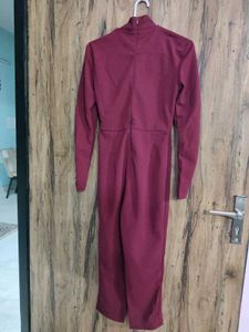 Burgundy Jumpsuit
