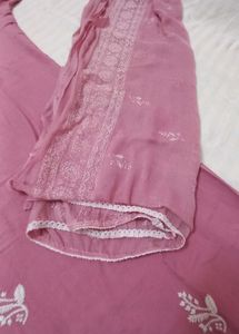 Pyazi Colour Embroidered Suit