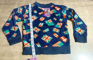 Global Flags Velour Pullover