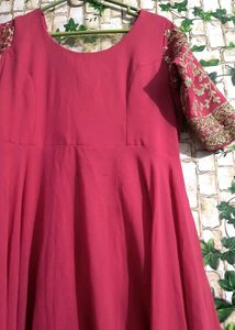 Beautiful😍desighner Anarkali Duptta Set