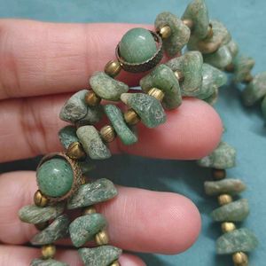 Jade And Gold Accent Neckpiece
