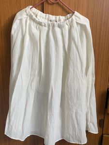 Solid White Skirt