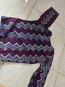 Short Kurti Top Block Printed