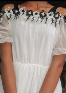 Sheer White Dress