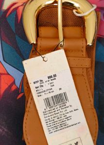 AND Belt with Gold Buckle