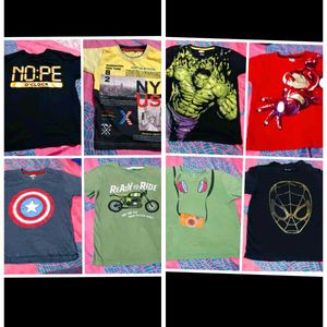 Combo Of 8 Tshirt