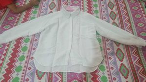 Classy White Shirt With One Pocket