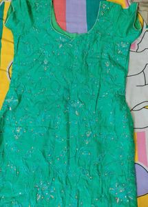 green kurta