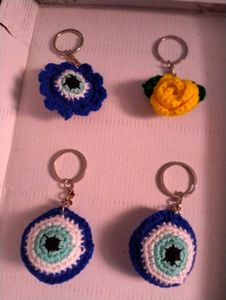 Handmade Crochet Keychains - Unique Designs