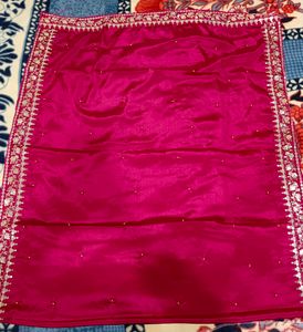 Silk Blend Bridal Heavy Embroidery Kurta ShararSet