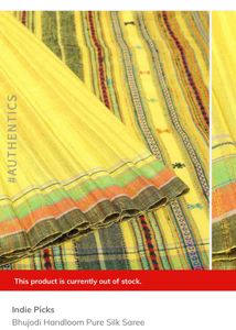 Kala Cotton Kutch Bhujodi Saree