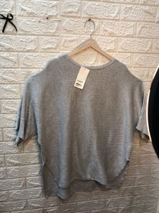 Elegant Grey Knit Top🕶️‼️
