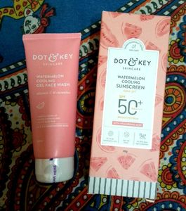 Dot & Key Watermelon sunscreen and facewash