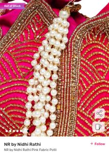 Nr By Nidhi Rathi Potli Hand Work Pearl Chain