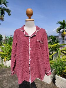 Cute Plaid Pajama Set