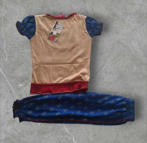 Set Of 3 New Cotton Night Dress For Kids