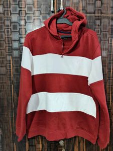 Allen Solly White & Red hoodie