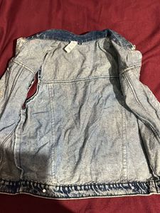 L Size Denim Over Coat