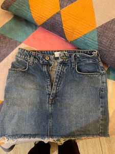 Blue Denim Skirt