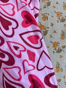 Pink Hearts Halter Neck Dress