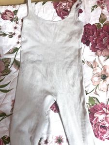 Savana Stylish White Jumpsuit