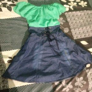 Mini Stylish Ruffle Dress